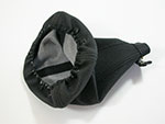 Cuffia cambio cuoio nero Alfa 156