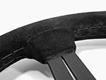 Nardi Classico suede leather 330mm black spokes