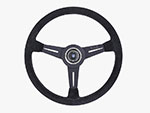 Nardi Classico volante 340mm pelle camoscio nero