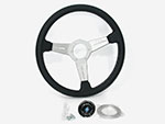 Nardi Classico volante pelle nero 360 argento