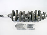 Rebuilt crankshaft with bearings 1300, 105
