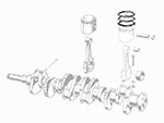 Segmenti pistone 2600cc 83mm (1,60-1,60-4,00mm)
