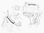 Tubo di spurgo carter del manovellismo 105 / 115