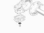 Gasket ring for oil sump plug