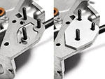 Copertura in aluminio per pompa benzina 101/105 1.s.