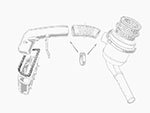 Guarnizione scatola filtro aria 1300 - 1750 105