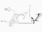 Rinvio tirante acceleratore 1600 - 2000cc. 105