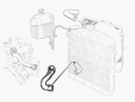 Manicotto acqua inferiore Spider / GTV IE Spica USA