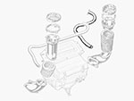 Tubo riscaldamento (risc. - pompa acqua) 101 / 105