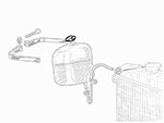 Cap for overflow container 1300 - 2000cc 105 models