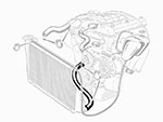 Manicotto acqua Alfetta / GTV <82 (p. acqua - radiatore)