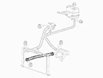 Lower radiator hose Spider IE 90 - 93 (rad.-water pump)