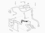 Manicotto acqua sup. 75 3,0 V6 (cart. termostato)