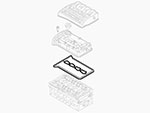 Valve cover gasket Reinz TS 16V from 98