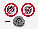 Serie frizione completo modificato 750 / 101 + 105. 1.s