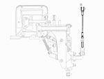 Cavo comando frizione 1300-1750 105 1. S.
