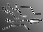 Sistema di scarico sport completo con collettore 105