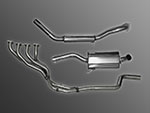 Sistema di scarico sport completo con collettore 105
