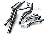 Sistema di scarico sport completo con collettore Alfetta