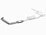 Silenziatore anteriore 750 / 101 (4 fori)
