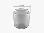 Vetro per filtro benzina (Kingfilter)  750 / 101 / 105 / Alfetta