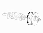 Corona volano AR 2000 (102) 121 Denti