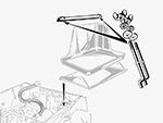 Kit montaggio batteria 750 / 101 corto