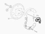 Kit Montaggio per freno a mano Alfa Romeo 105 / 115