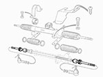 Rotula assiale Alfetta / GTV / Giulietta (sterzo ZF)