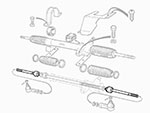 Rotula assiale Alfetta / GTV / GL / 75 (sterzo Spica)