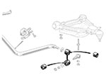 Bielletta barra stabilizzatrice ant. con silentblock 105 70-85
