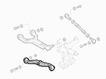 Braccio sospensione post.  inferiore DX / SX Spider / GTV