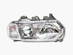 Inserto faro completo (rettangolare)