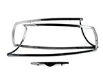 Kit mascherina INOX per plexiglass Junior Zagato