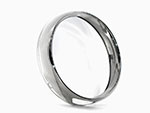 Orig.outer headlamp chrome ring GTV Bertone INOX