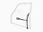 Serie (12) viti inox per profili guarnizione Bertone GT