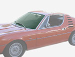 Parabrezza verde Alfa Montreal
