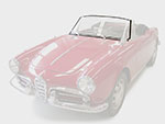 Serie guarnizione parabrezza 750 / 101 Giulietta Spider