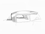 Guarnizione lunotto Hard Top 750 / 101 Spider