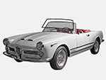 Serie guarnizione parabrezza 2000 / 2600 Spider