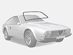Guarnizione parabrezza Junior Zagato