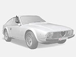 Serie (2) guarnizioni deflettore dx / sx Junior Zagato