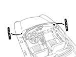 Guarnizione parafango / parabrezza Alfa Spider DX / SX