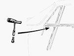 Serie supporti deflettore ant. dx/ SX GT Berone