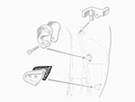 Guarnizione guida porta Spider sx