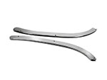 Coppia battenti battitacco corti alluminio 750 / 101 Spider