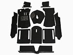 Carpet set deluxe Velours black Duetto Spider 66 - 69