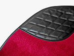 Carpet set bordeaux deluxe Fastback Spider 1978 - 89