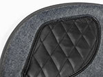 Carpet set deluxe anthracite Giulia MK 1 (standing pedals)