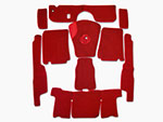 Serie tappeti velluto rosso 750 / 101 Giulietta Spider